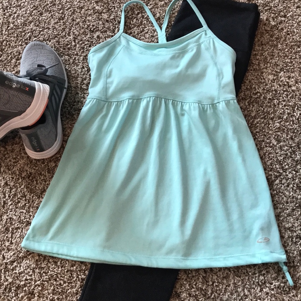 Champion workout tank, teal